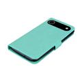 iPhone Air Custodia portafoglio con strass gufo - Ciano