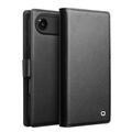 Custodia in pelle con portafoglio staccabile 2-in-1 iPhone Air Qialino - Compatibile con MagSafe - Nera