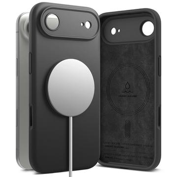 Custodia MagSafe in silicone liquido Ringke per iPhone 17 Air - Nera
