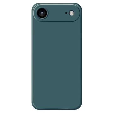 Custodia in silicone antiurto per iPhone 17 Air - Verde nerastro