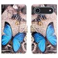 Custodia a Portafoglio Serie Style per iPhone Air - Sininen Perhoset