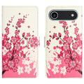 Custodia a Portafoglio Serie Style per iPhone Air - Fiori Rosa