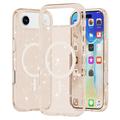 Custodia Ibrida Serie Stylish Glitter per iPhone 17 Air - Compatibile con MagSafe - Color Oro