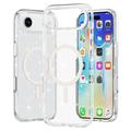 Custodia Ibrida Serie Stylish Glitter per iPhone 17 Air - Compatibile con MagSafe - Bianca