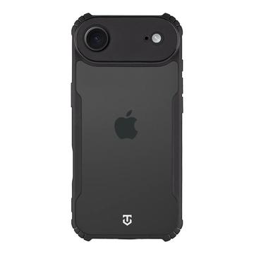 Custodia Tactical Quantum Stealth per iPhone 17 Air con angoli rinforzati - trasparente / nera