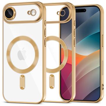 Custodia MagFlex per iPhone 17 Air Tech-Protect - Compatibile con MagSafe - Trasparente / Color Oro