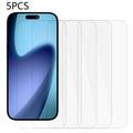 Protezione dello schermo in vetro temperato per iPhone 17 Air - 9H - Case Friendly - 5 Pezzi.