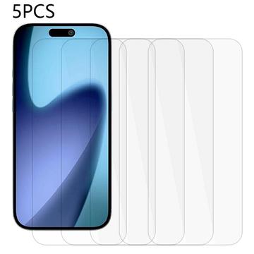 Protezione dello schermo in vetro temperato per iPhone 17 Air - 9H - Case Friendly - 5 Pezzi.