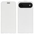 Custodia Flip Verticale con Slot per Schede per iPhone 17 Air - Bianca