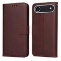 iPhone 17 Air Custodia a portafoglio con supporto - Marrone