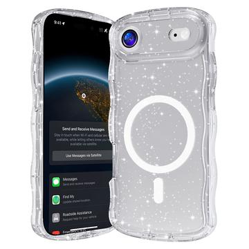 Custodia MagSafe per iPhone 17 Air Wave-Edge Laser Glitter