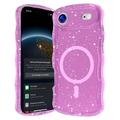 Custodia MagSafe iPhone Air Wave-Edge Laser Glitter