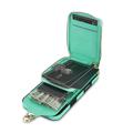 Custodia iPhone 17 Tutto in uno con portafoglio e cinturino - Menta