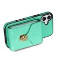 Custodia iPhone 17 Tutto in uno con portafoglio e cinturino - Menta
