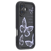 Custodia in TPU con stampa a farfalla per iPhone 17