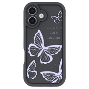 Custodia in TPU con stampa a farfalla per iPhone 17