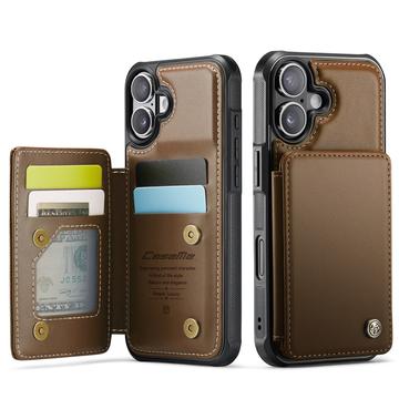 Custodia per iPhone 17 Caseme C22 Portafoglio RFID - Marrone