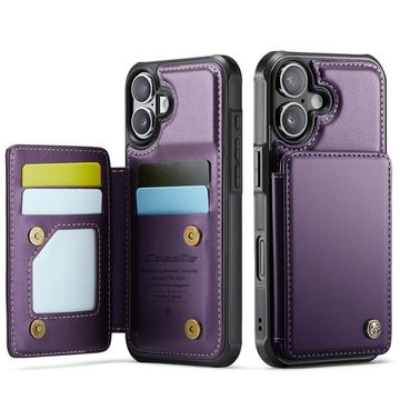 Custodia per iPhone 17 Caseme C22 Portafoglio RFID - Viola