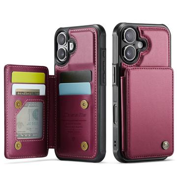 Custodia per iPhone 17 Caseme C22 Portafoglio RFID - Rosso