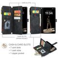 Custodia a Portafoglio Multifunzionale Caseme C30 per iPhone 17 - Nera
