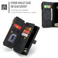 Custodia a Portafoglio Multifunzionale Caseme C30 per iPhone 17 - Nera
