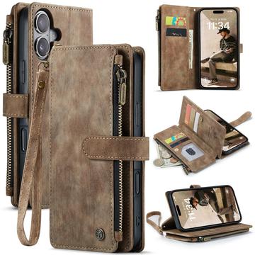 Custodia a Portafoglio Multifunzionale Caseme C30 per iPhone 17 - Marrone