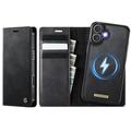 Custodia a portafoglio staccabile 2 in 1 iPhone 17 Caseme C49 - Compatibile con MagSafe, RFID - Nera