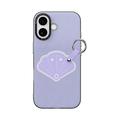 Custodia iPhone 17 Dux Ducis Luvy con anello per le dita e cinturino per la mano - Viola / Conchiglia