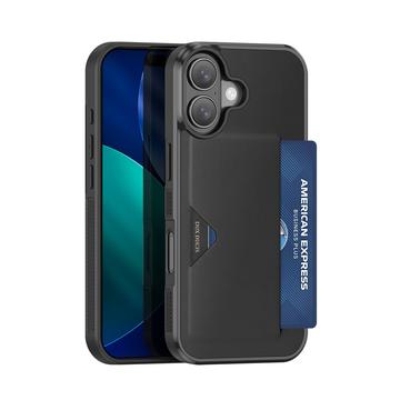 Custodia per iPhone 17 Dux Ducis Pocard con portacarte - Nera