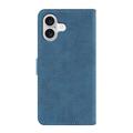 iPhone 17 Elegante custodia a portafoglio retrò con portacarte rotante - Blu