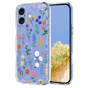Custodia in TPU con motivo floreale per iPhone 17
