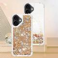 Custodia in TPU iPhone 17 Glitter Quicksand - Cuori d\'oro