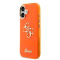 Custodia per iPhone 17 Guess IML 4G Script Metal Logo - Arancione
