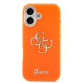 Custodia per iPhone 17 Guess IML 4G Script Metal Logo - Arancione