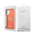 Custodia per iPhone 17 Guess IML 4G Script Metal Logo - Arancione