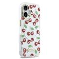 Custodia ibrida Guess IML Glitter Cherry per iPhone 17 - Compatibile con MagSafe - Trasparente