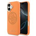 Custodia iPhone 17 Guess Perforated 4G Logo - Compatibile con MagSafe - Arancione