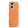 Custodia iPhone 17 Guess Perforated 4G Logo - Compatibile con MagSafe - Arancione