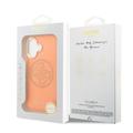 Custodia iPhone 17 Guess Perforated 4G Logo - Compatibile con MagSafe - Arancione