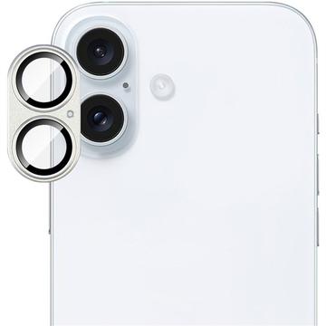 Protezione completa per obiettivo della fotocamera iPhone 17 Imak in metallo e vetro temperato - Argento