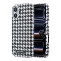 Custodia per iPhone 17 con placca in resina a motivo pied-de-poule firmata Karl Lagerfeld - Compatibile con MagSafe