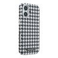 Custodia per iPhone 17 con placca in resina a motivo pied-de-poule firmata Karl Lagerfeld - Compatibile con MagSafe