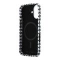 Custodia per iPhone 17 con placca in resina a motivo pied-de-poule firmata Karl Lagerfeld - Compatibile con MagSafe