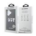 Custodia per iPhone 17 Karl Lagerfeld IML Choupette Trio Watercolor - Compatibile con MagSafe - Nera
