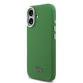 Custodia iPhone 17 Lacoste Iconic Petit Pique Metal Logo - Compatibile con MagSafe - Verde