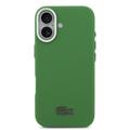 Custodia iPhone 17 Lacoste Iconic Petit Pique Metal Logo - Compatibile con MagSafe - Verde