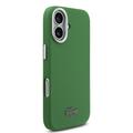 Custodia iPhone 17 Lacoste Iconic Petit Pique Metal Logo - Compatibile con MagSafe - Verde