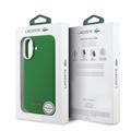 Custodia iPhone 17 Lacoste Iconic Petit Pique Metal Logo - Compatibile con MagSafe - Verde
