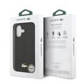 Custodia per iPhone 17 Lacoste Monogramme con logo dorato - Compatibile con MagSafe - Nera
