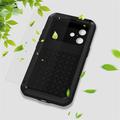 Custodia ibrida iPhone 17 Love Mei Powerful - Nera